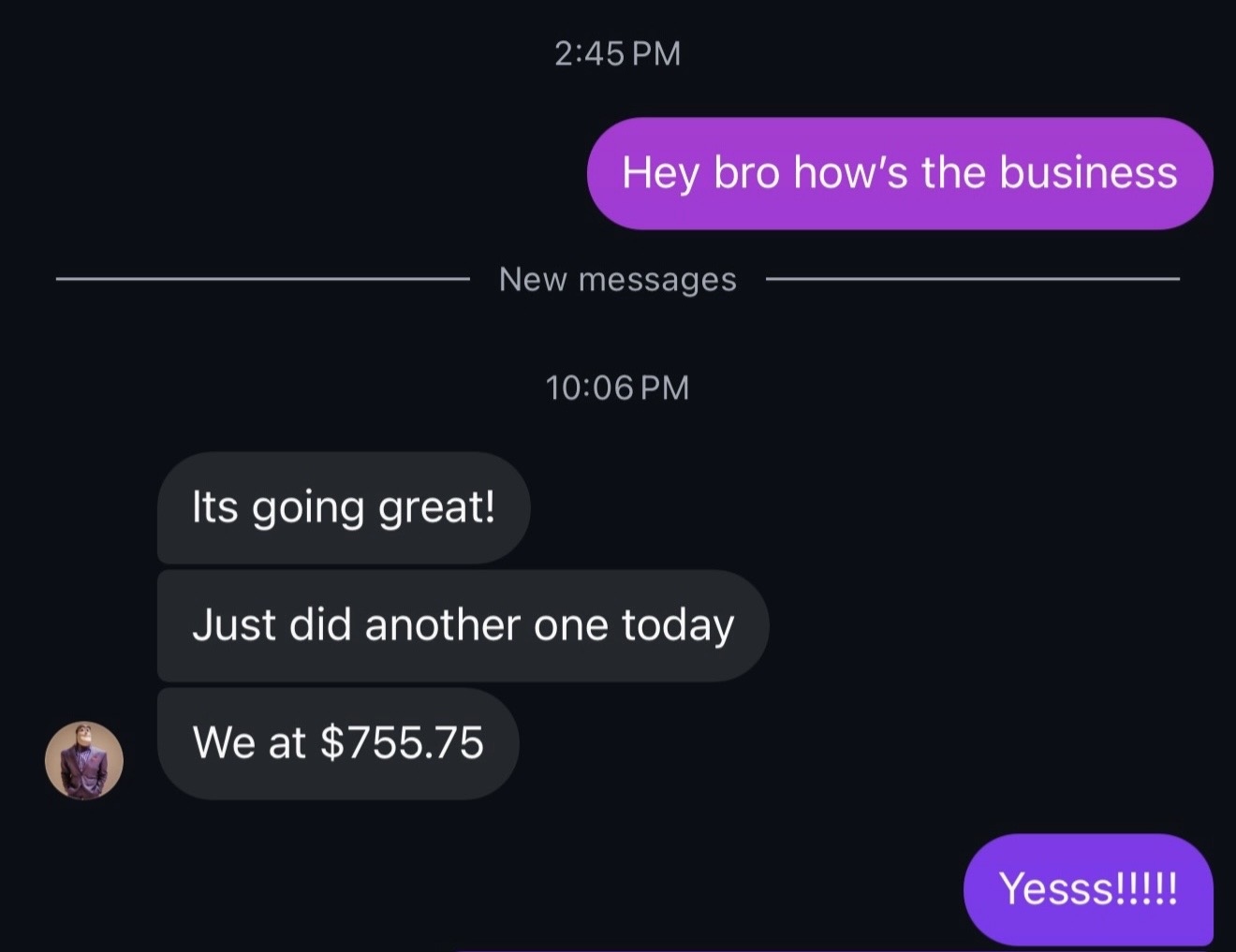 Client result